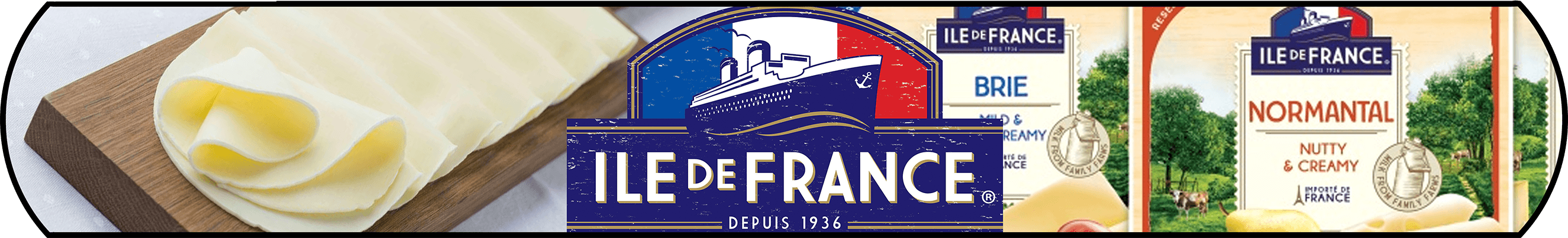 Ile de France Slices Banner